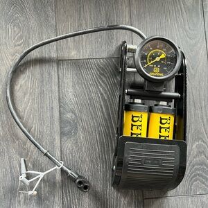 Brand New Foot Pump Portable Bike/Motor/Car High Pressure 200PSI Gauge